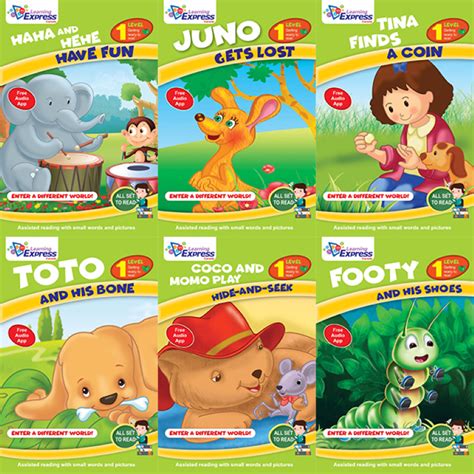 Learning Express Stories Level 1 6 Books