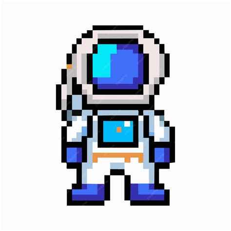 Premium Vector Astronaut Pixel Art Animated Game Design 8 Bit And 16 Bit