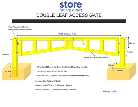 Double Leaf Swinging Access Gate Manual Double Swing Barrier Gate