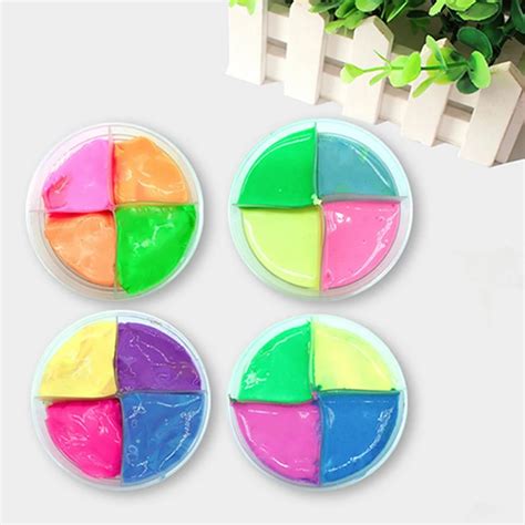 Safe Dynamic Fluffy Slime Plastic Clay Light Clay Colorful Modeling