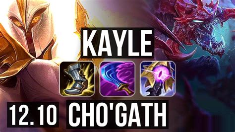 Kayle Vs Chogath Top 605 14m Mastery 700 Games Dominating
