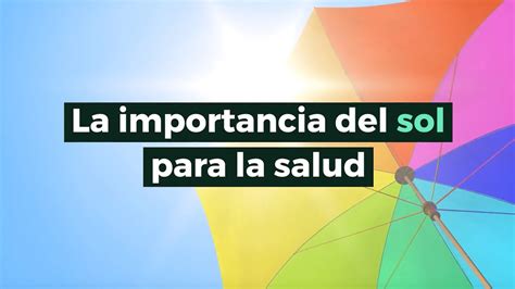 Beneficios Del SOLpara La Salud YouTube