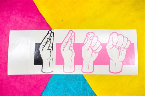 Anal Sign Language Vinyl Decal Etsy