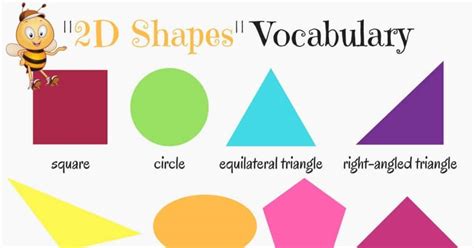 2d Shapes Vocabulary In English Eslbuzz Learning English