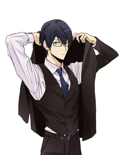 Anime Man Wearing Suit This Is The First Gundam Anime And Is Considered