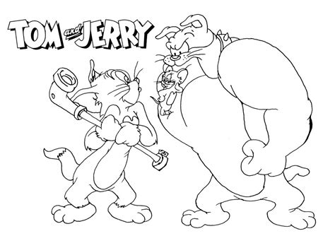 74 dessins de coloriage Tom et Jerry à imprimer sur LaGuerche.com  Page 2