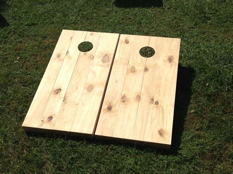 Unstained Unfinished Barn Wood Cornhole Boards All Americantailgate