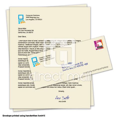 2 Sheet Direct Mail Letter Iti Direct Mail