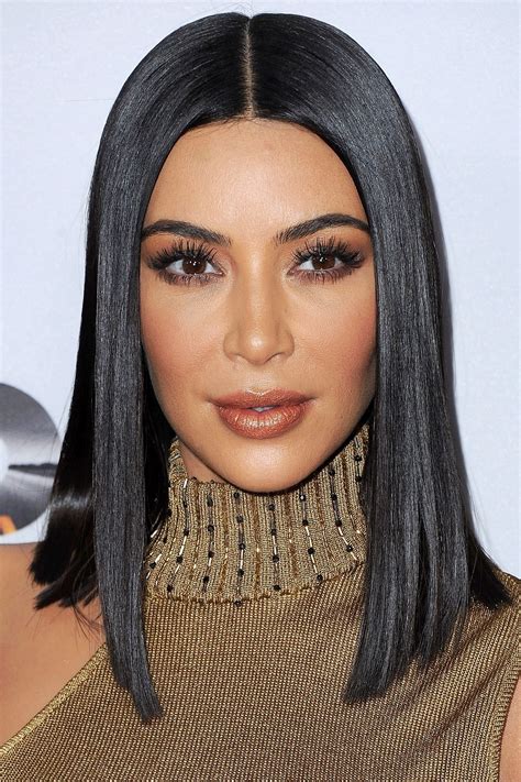 the 59 best celebrity bob and lob haircuts hair kim kardashian peinado peinados para poco