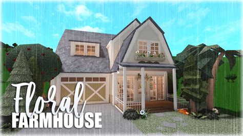 Bloxburg Floral Farmhouse Two Story House Design House Plans With My