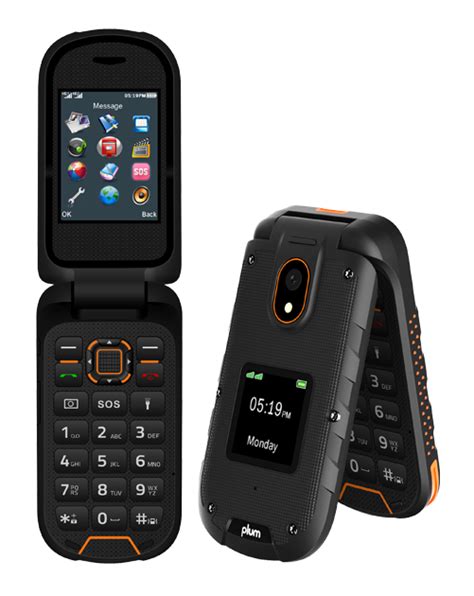 Flipper 4g Lte Unlocked Flip Phone Tmobile 2022 Model Black