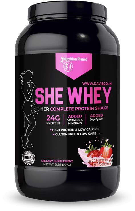 She Whey Specially Designed High Protein Formula For Women With 24g Protein And Mega Dose Of