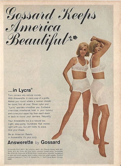 18 Best Advertising Images On Pinterest Gossard Vintage Lingerie And Advertising