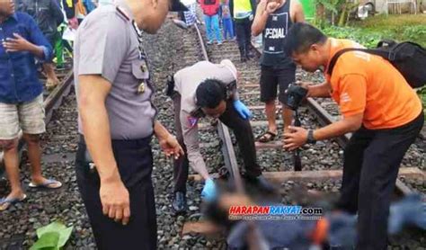 Di Banjar Pria Tanpa Identitas Tewas Tertabrak Kereta Api Harapan Rakyat