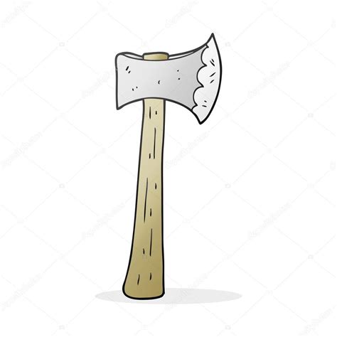 Freehand Drawn Cartoon Axe Stock Vector Image By ©lineartestpilot