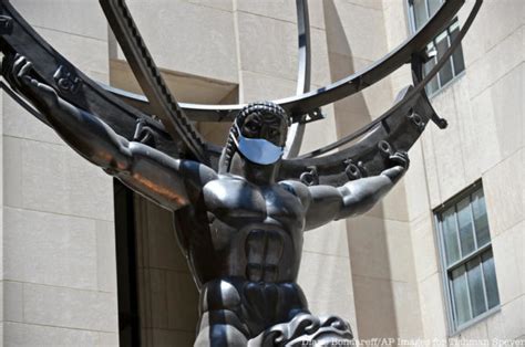 Photos Rockefeller Centers Famous Statues Get Masked Untapped New York