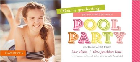 Pin On Graduation Pool Party Ideas