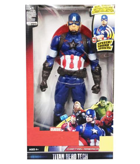 Captain America Classic Titan Tech Ultimate Super Power Action Figure