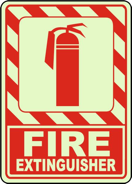 Fire Extinguisher Sign A5038 By