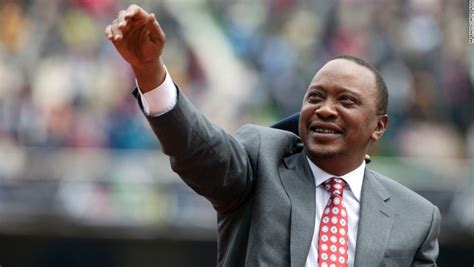 President uhuru kenyatta taking a soda that he has purchased from a kiosk. I only recognize Uhuru Kenyatta as the President - NASA MP
