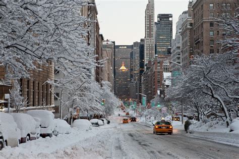 48 New York City Winter Wallpaper Wallpapersafari