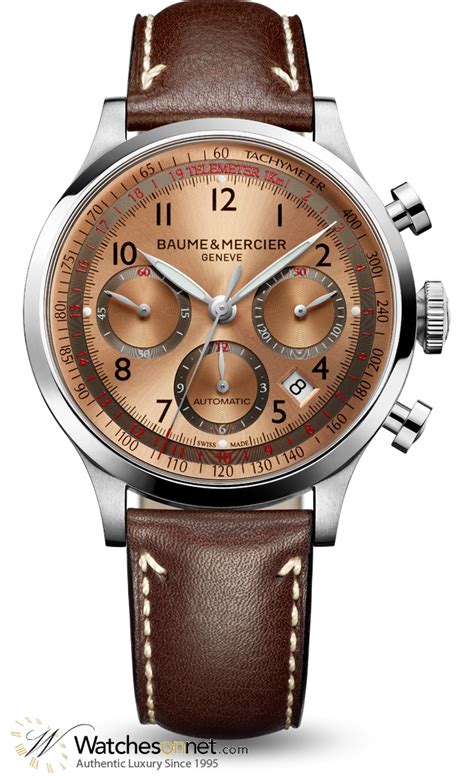 Baume & Mercier Capeland MOA10004 Men's Stainless Steel Chronograph Automatic Watch