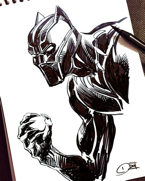 Pin By João Vitor On Wakanda Forever Black Panther Drawing Black
