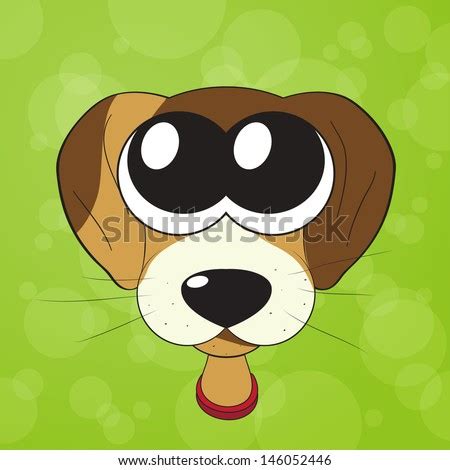 Maybe you would like to learn more about one of these? Cartoon cute puppy (dog) with big eyes, vector - stock vector