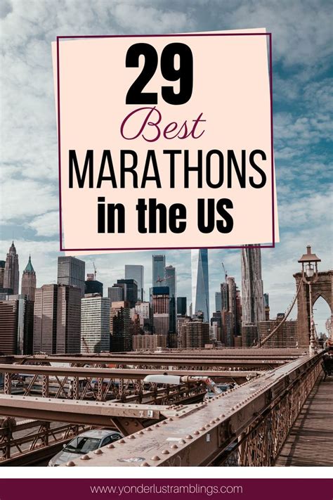 29 Best Marathons In The Us Travel Activities City Marathon
