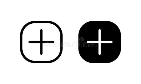New Post Icon On Social Media Add Picture Symbol Image Stock Vector