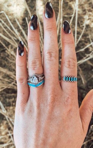 Turquoise Wedding Ring Wrap Joined Newsletter Navigateur