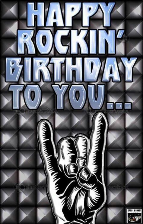 Happy Rockin Birthday To You Happy Birthday Funny Humorous Happy