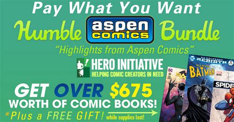 Humble Comics Bundle Highlights From Aspen Comics Genxgrownup