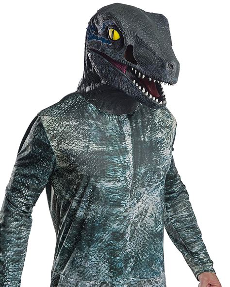 Jurassic World Fallen Kingdom Raptor Blue Adult Latex Costume Mask