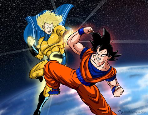 Goku Vs Sentry By Christianbest On Deviantart