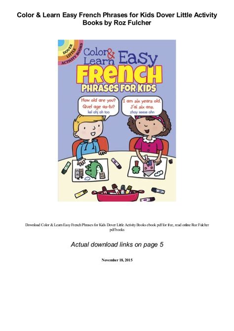 French For Beginners Free Pdf : The Everything French Grammar Book ...
