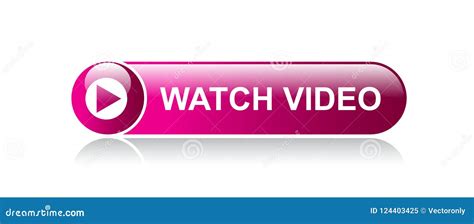 Watch Video Button Stock Illustration Illustration Of Icon 124403425