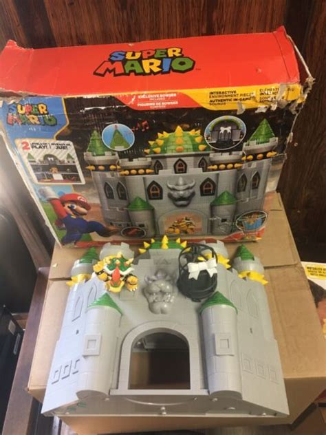 Nintendo Super Mario Deluxe Playset Bowser Castle For Sale Online Ebay