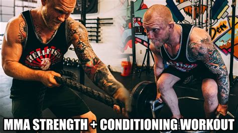 Strength And Conditioning Workout For Mma Fighter Try This Workout Youtube