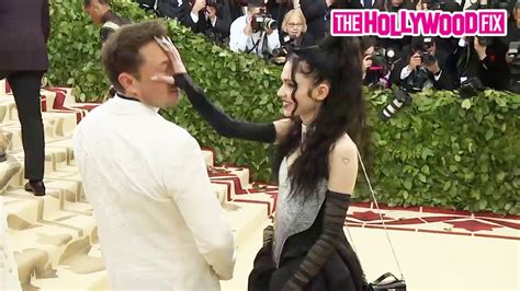 Elon Musk Gets Hit With A Facepalm From Grimes On The Red Carpet At The