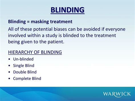 Ppt Randomisation Bias And Blinding In Clinical Trials Dipesh Mistry