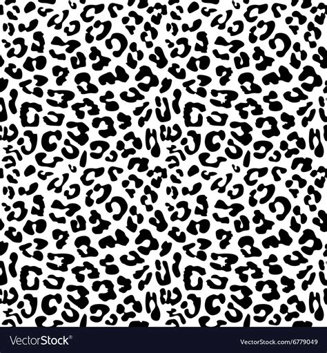 Leopard Skin Repeated Seamless Pattern Texture Vector Image