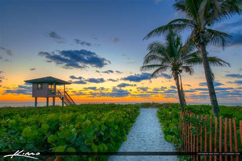 Delray Beach Florida Sunrise At Beach Hdr Photography By Captain Kimo