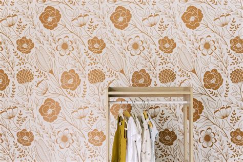 Goldie Wallpaper Floral Pattern Wallpaper Vintage Floral Wallpapers