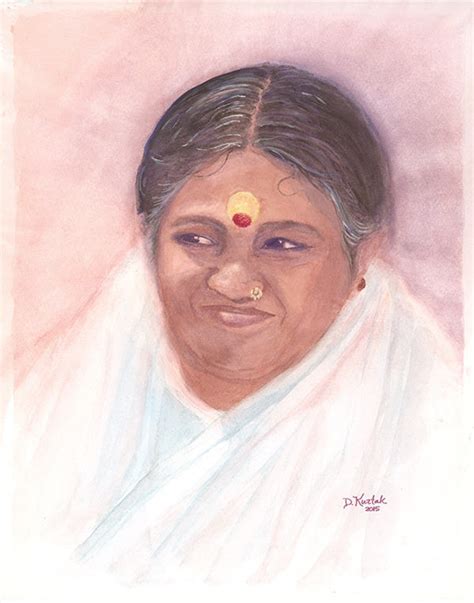 Amma Watercolor Painting Fine Art Giclée Print From Original Watercolor