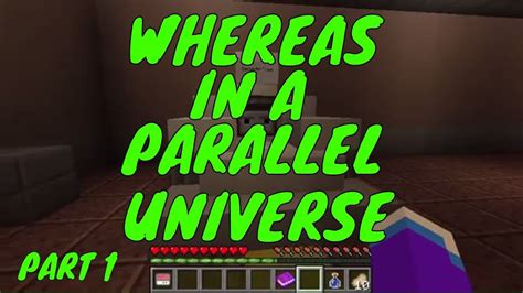 Anything can happen in a book, which means that sometimes a character opens a boring looking door and finds themselves transported to a different. WHEREAS IN A PARALLEL UNIVERSE PART 1 | Parallel universe ...