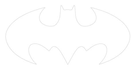 Batman Logo Png White Batman Silhouette Logo Transparent Background