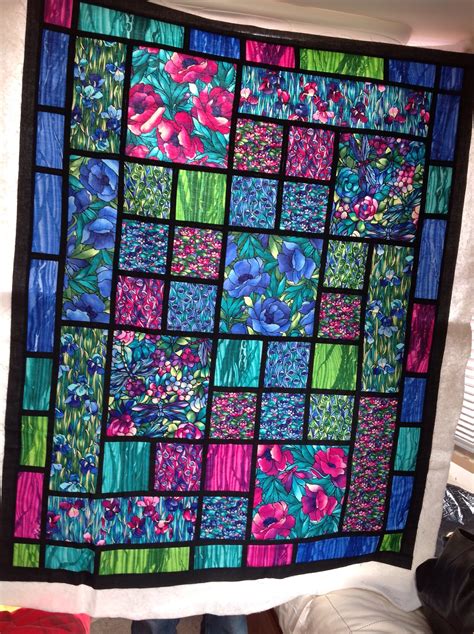 Stained Glass Type Quilt