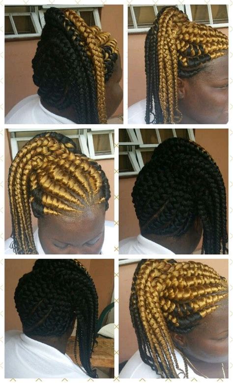 This fast method is favoured by hairstyle chameleons, who love to hop from voluminous curly to straight hairstyles. Big ghana braids/cornrows | Ghana braids, Scalp braids, Ghana braid styles