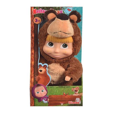 Peluche Spin Master Masha Y El Oso Con Disfraz De Oso Walmart